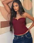 Lace Sexy French Style Sweetheart Top