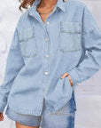 Trendy Women's Loose Denim Jacket