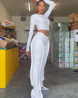 Trendy Solid Color Skinny Pants for Women