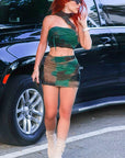 Chic Tie-Dye Two-Piece Dress Set