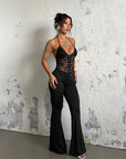 Summer New Sexy Lace Halter Jumpsuit