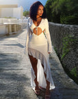 Summer Sexy Street Style Long Sleeve V-Neck Dress