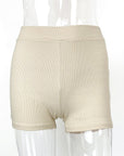 High-Waisted Cotton Sexy Hot Shorts