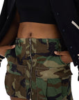 Fashion Camouflage Mini Skirt for Women