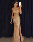 New V-Neck Long Dress