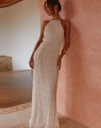 New Women's Backless Ruffled Dress