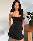 Summer A-Line Cami Dress with Tie Design