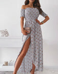 Summer New Floral Navy Sexy Dress