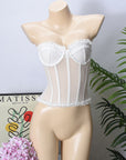 Lace Sexy French Style Sweetheart Top