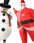 Inflatable Christmas Snowman Penguin LED Outdoor Decor
