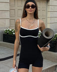 Stylish Color Block Sleeveless Jumpsuit