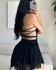 Sexy Halter Neck Princess Dress for Women