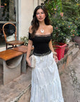 Chic Lace Patchwork Summer T-Shirt