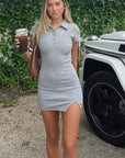 Summer Fashion Slim Fit Polo Dress for Women