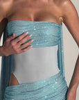Sexy Hollow Out High Split Long Dress