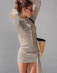 Autumn Vintage Style Polo Dress for Women