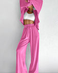 Pink Velvet Tracksuit for Women