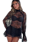 Sexy Lace Skirt Three-Piece Set
