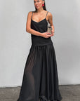 Sexy Black A-Line Dress for Women