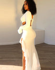 Summer Sexy Street Style Long Sleeve V-Neck Dress