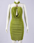 Sexy Halter Neck Bodycon Dress for Women