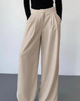 Spring High Waist Wide Leg Pants for Women