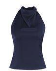 Spring Fashionable Women's Satin Backless Top