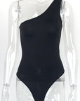 Summer Sexy One-Shoulder Bodysuit for Women