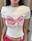 Trendy Summer T-Shirt with High Waist Pants