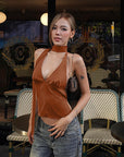 Summer Sexy Halter Neck Backless Top