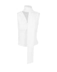 Sleeveless Summer Top with Tie for Women