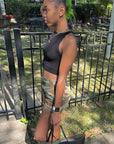 Summer Casual Camouflage Zipper Shorts for Women