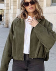 Retro Design Suede Jacket for Women
