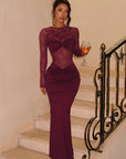 Elegant Long Sleeve Lace Dress