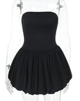 Strapless Backless A-Line Dress for Women