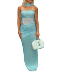 Vintage Strapless Slim Fit Dress