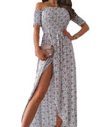 Summer New Floral Navy Sexy Dress