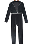 Stylish Two-Piece Set with Long Sleeve Top and Pants