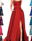 2023 New Long Bridesmaid Dress with Train