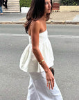 Fashionable Strapless Top for Casual Wear