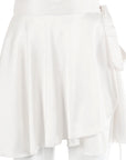 Elegant Satin Long Sleeve Button Cardigan Set