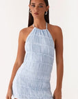 New Spring Summer Backless Ruffled Dress