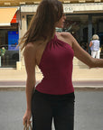 Summer Sexy Halter Neck Crop Top