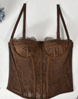 Nazada Sexy Lace Bodice Backless Camisole