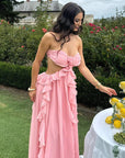 Summer Elegant A-Line Chiffon Dress