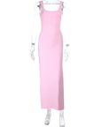 Elegant Backless Bowknot Dress