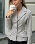 Stylish Gray Blazer for Women