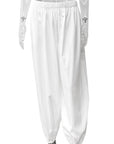 Autumn Street Style White Balloon Pants for Women
