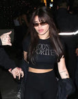 New Spring Summer Sexy Crop Top with Rhinestones