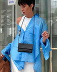 Autumn New Fashion Sheer Long Sleeve Tencel Shirt